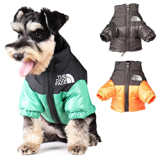 Winter Pet Dog Clothes Warm Windproof Jacket Small Medium Large Dog Reflective Coat 